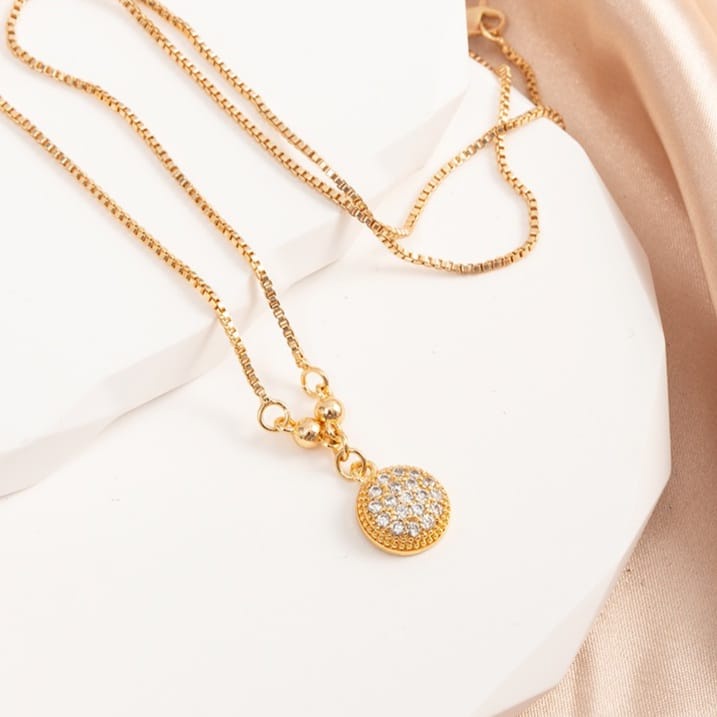 Kalung Angsa Aesthetic Titanium Anti karat Terbaru 2021 liontin Swan Berlian Kalung Wanita Lapis Emas 24k Anti Luntur Aksesoris Wanita Kalung liontin kupu-kupu / hati / angsa