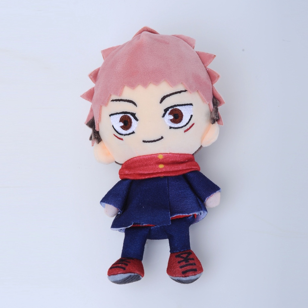 PREORDER Anime Jujutsu Kaisen Cosplay Dolls Pendant Yuji Itadori Costume Cute Soft Plush Toys