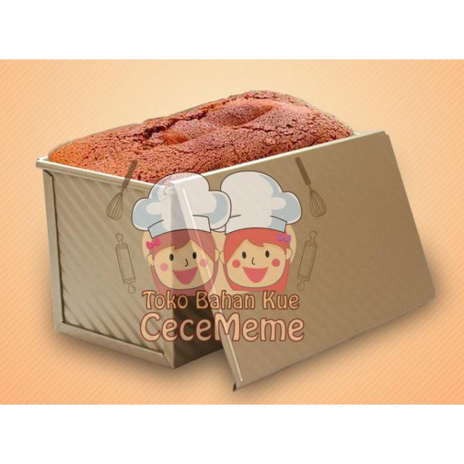 

Loyang Roti Tawar Tutup Salur Loaf Pan Bread Pan Tutup Anti Lengket Ready Stok
