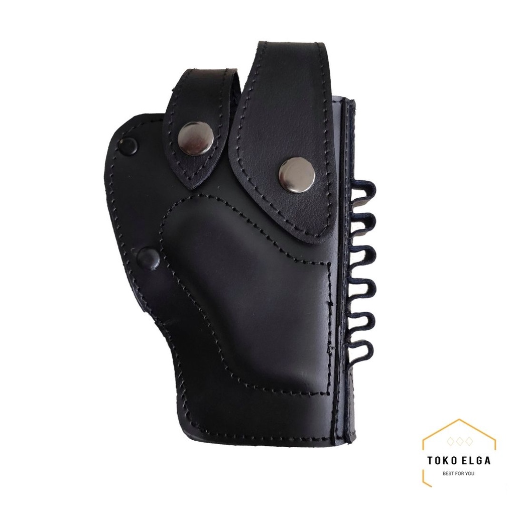 Holster Pistol Kulit Sarung Pistol Kulit Universal FN Glock Barreta