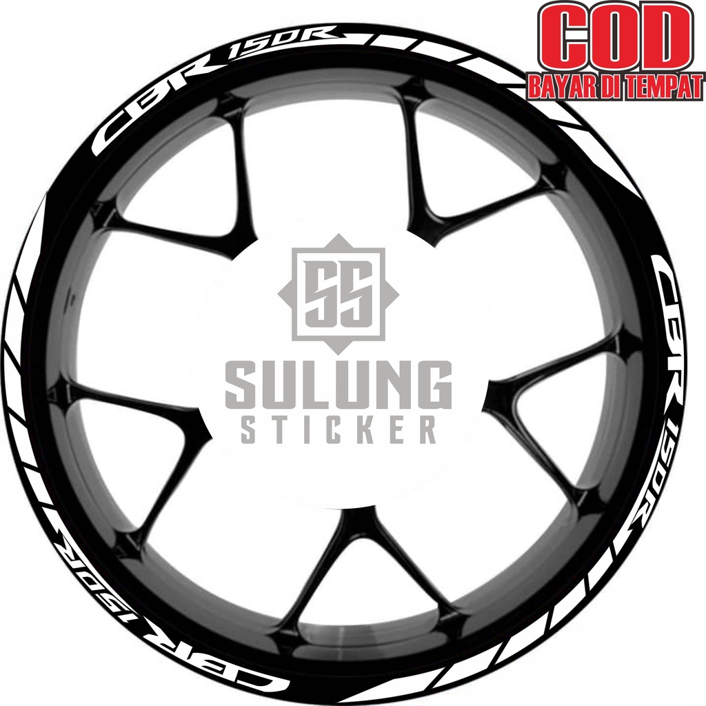 Stiker Pelek Motor Honda CBR 150R Aksesoris Variasi List Velg Keren Terbaru