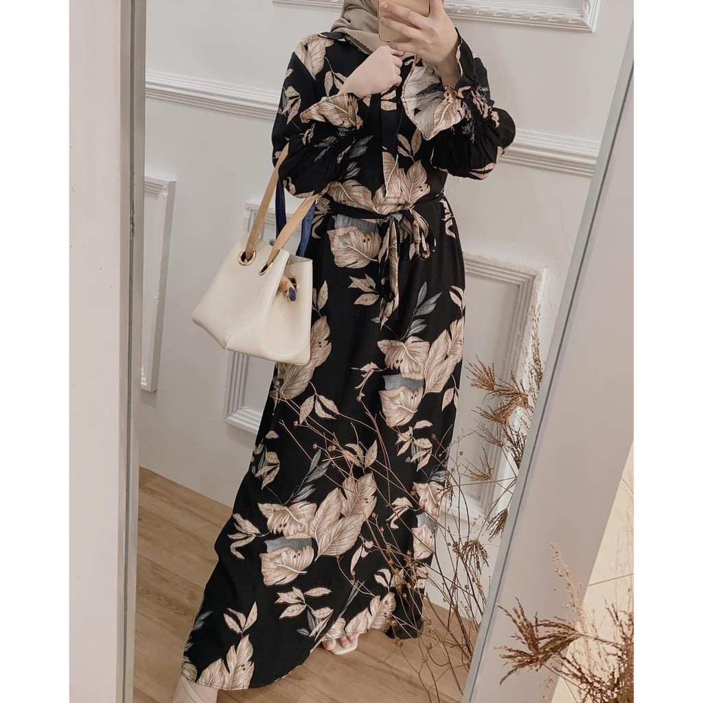 1KG MUAT 4PCS | NATURE MAXY DRESS RAYON PREMIUM ADEM HITS OOTD FASHION SELEBGRAM MUSLIMAH MASA KINI