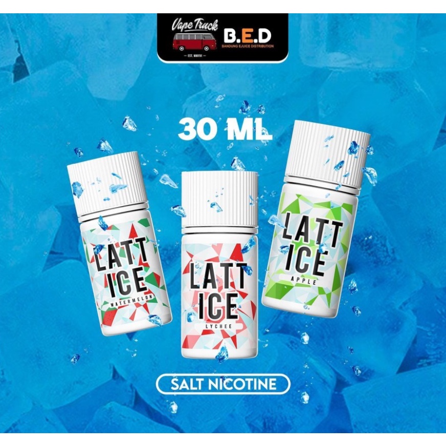 [NEW!!!] LATT ICE SALT NIC LIQUID 30ML 25MG - 100% AUTHENTIC