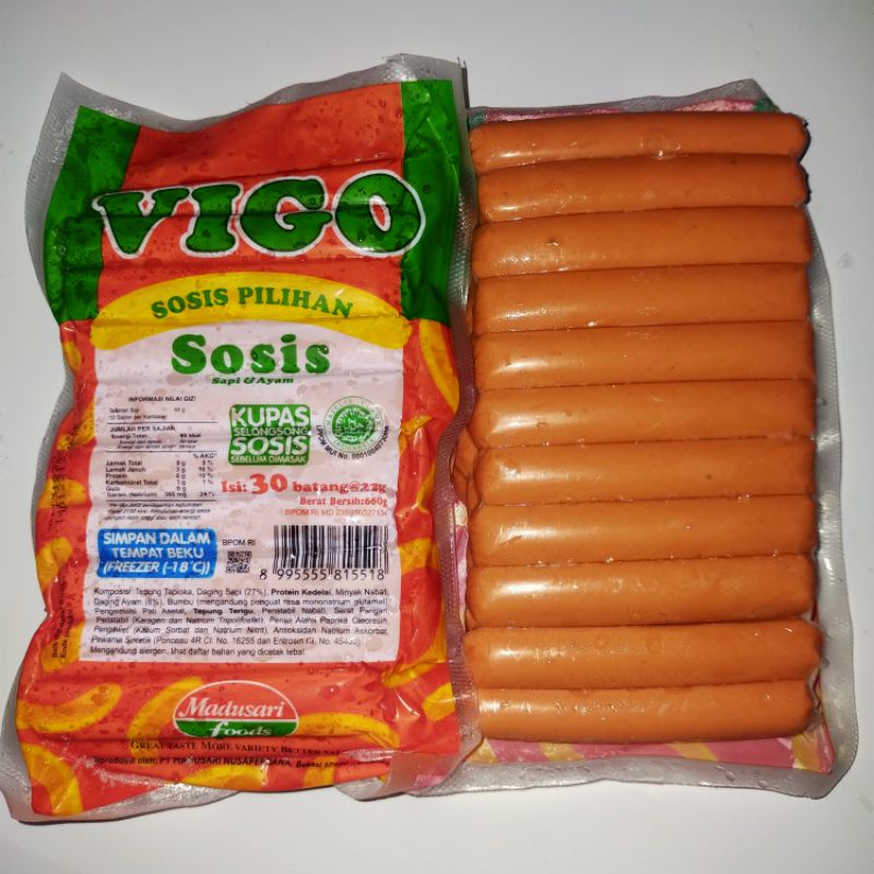 

Vigo Sosis isi 30pcs