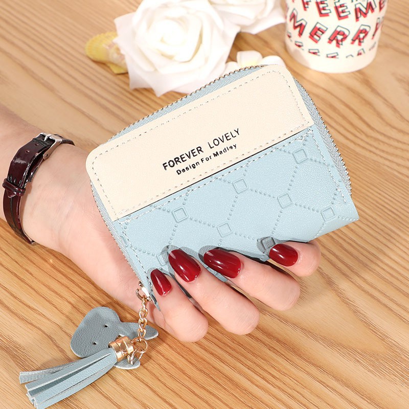(COD) Dompet Mini Wanita Resletting Dompet Koin MALL SHOPPING