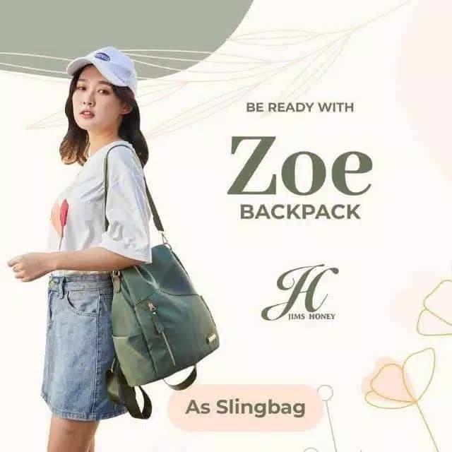 Tas Ransel Jims Honey Zoe Backpack