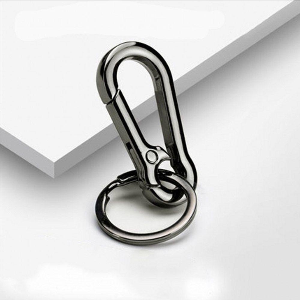 Agustinina Gantungan Kunci Mobil Universal Pria Zinc Alloy Keyfob Aksesoris Classic Metal Key Holder