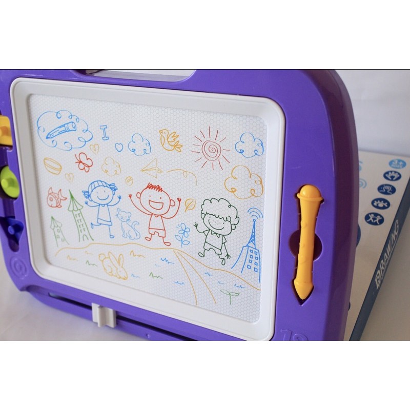 

mainan papan tulis anak 3in1/papan tulis magnet anak/magic drawing board 3in1