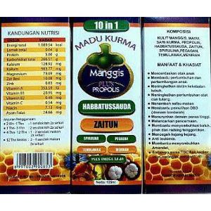 Madu Kurma Manggis Plus Propolis 10 In 1 Mengobati Dan Mencegah Berbagai Penyakit Indonesia