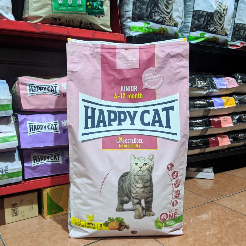 Makanan Kucing Happy Cat Junior Poultry 10kg / Dry Food Happy Cat Junior (EKSPEDISI)