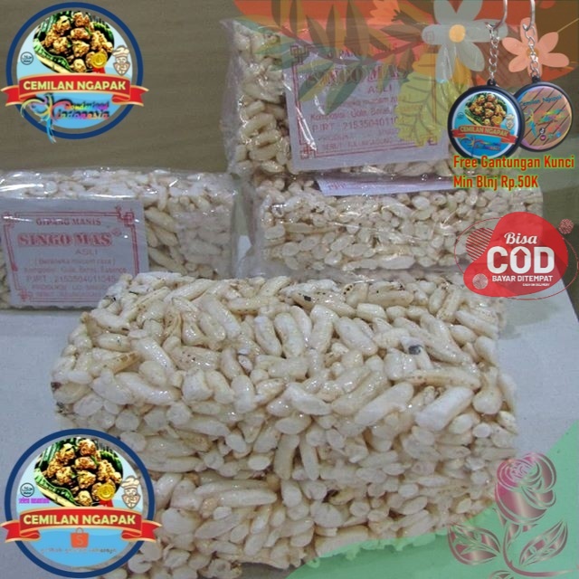 

Kue Kering Ketan Jipang Cemilan Jadul 90an Bipang WonderFood Indonesia