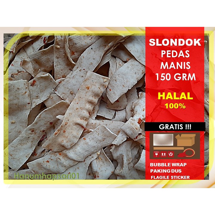 

TERMURAH!!!!SLONDOK PEDAS MANIS 150 Gr