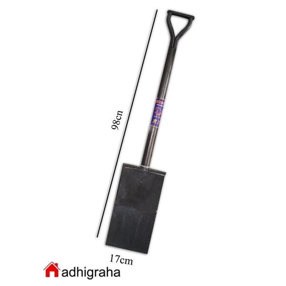 Sekop Lempak Tanah Gagang Besi