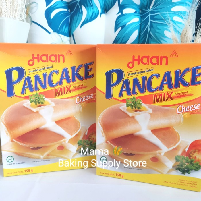 

pakai-siap-tepung-bumbu-tepung- haan tepung kue pancake waffle premix mix instant cheese keju 180 gr