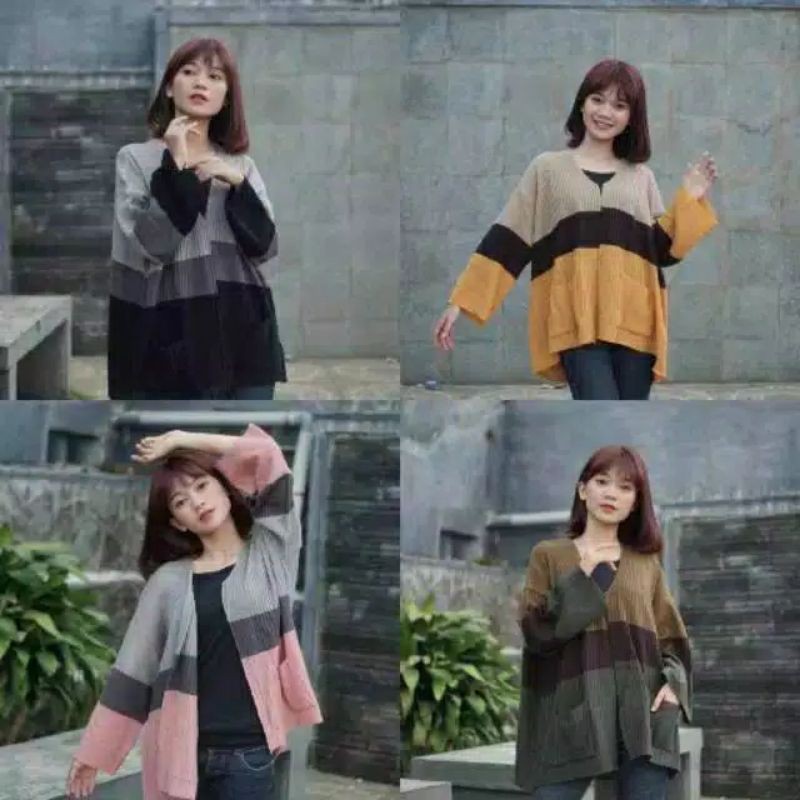 DISCOUNT !! Cameroon Cardy 7 GET  / Cardigan Oversize / Cardigan Wanita 7 GET