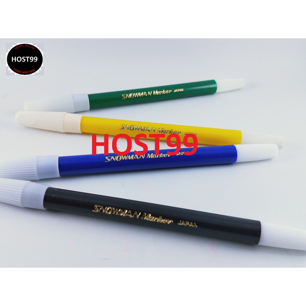 

SPIDOL PERMANEN KECIL WARNA MARKER PERMANENT COLOR SNOWMAN