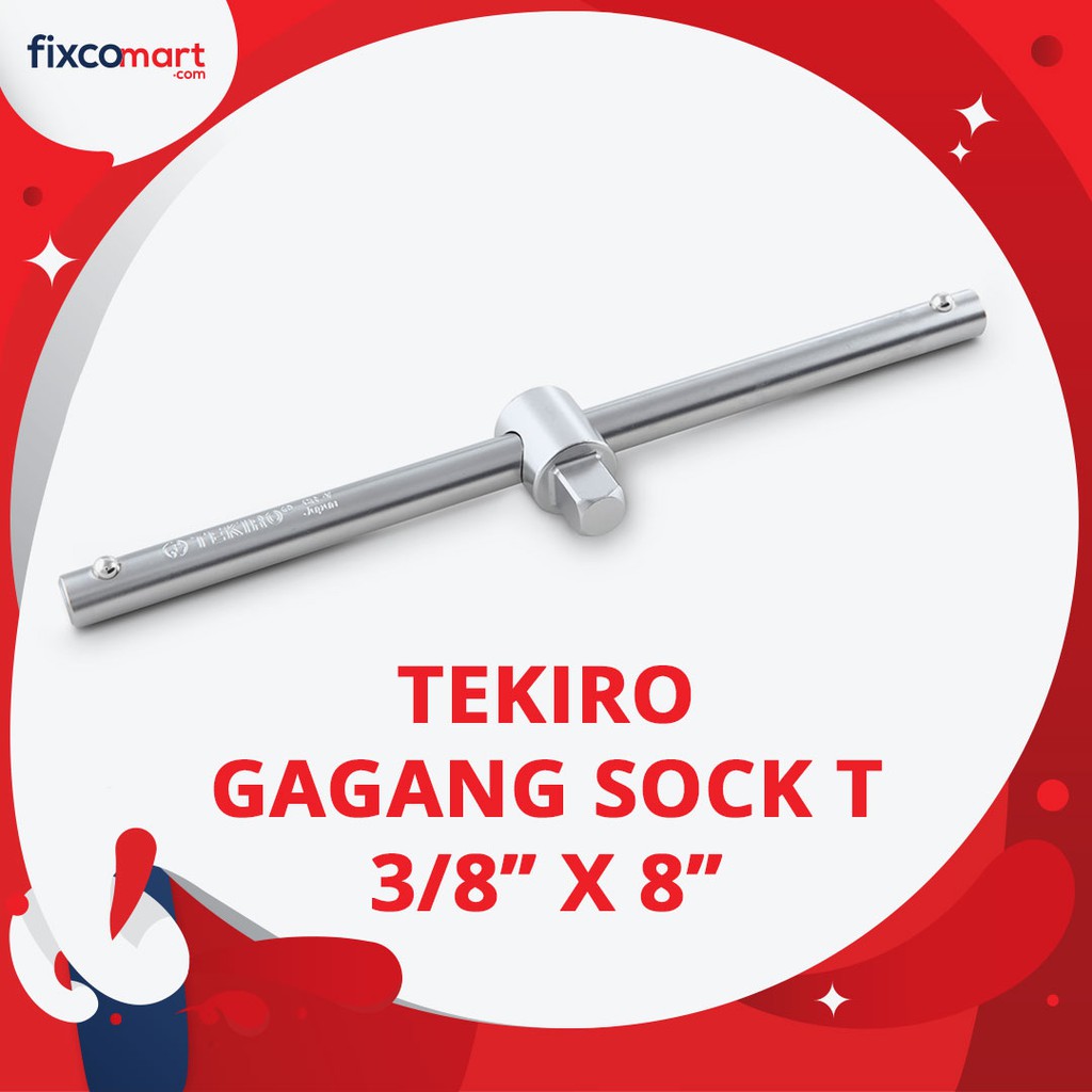 Tekiro Gagang Sock T 3/8 X 8 Inch / Tekiro Sliding T Handle