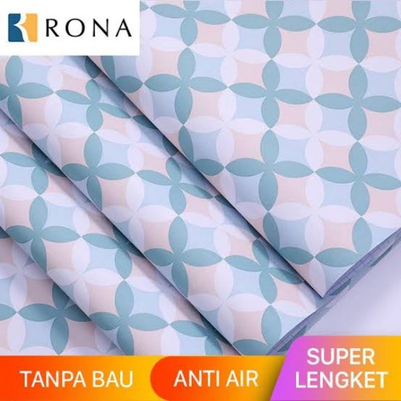 wallpaper dinding motif batik kawung terlaris