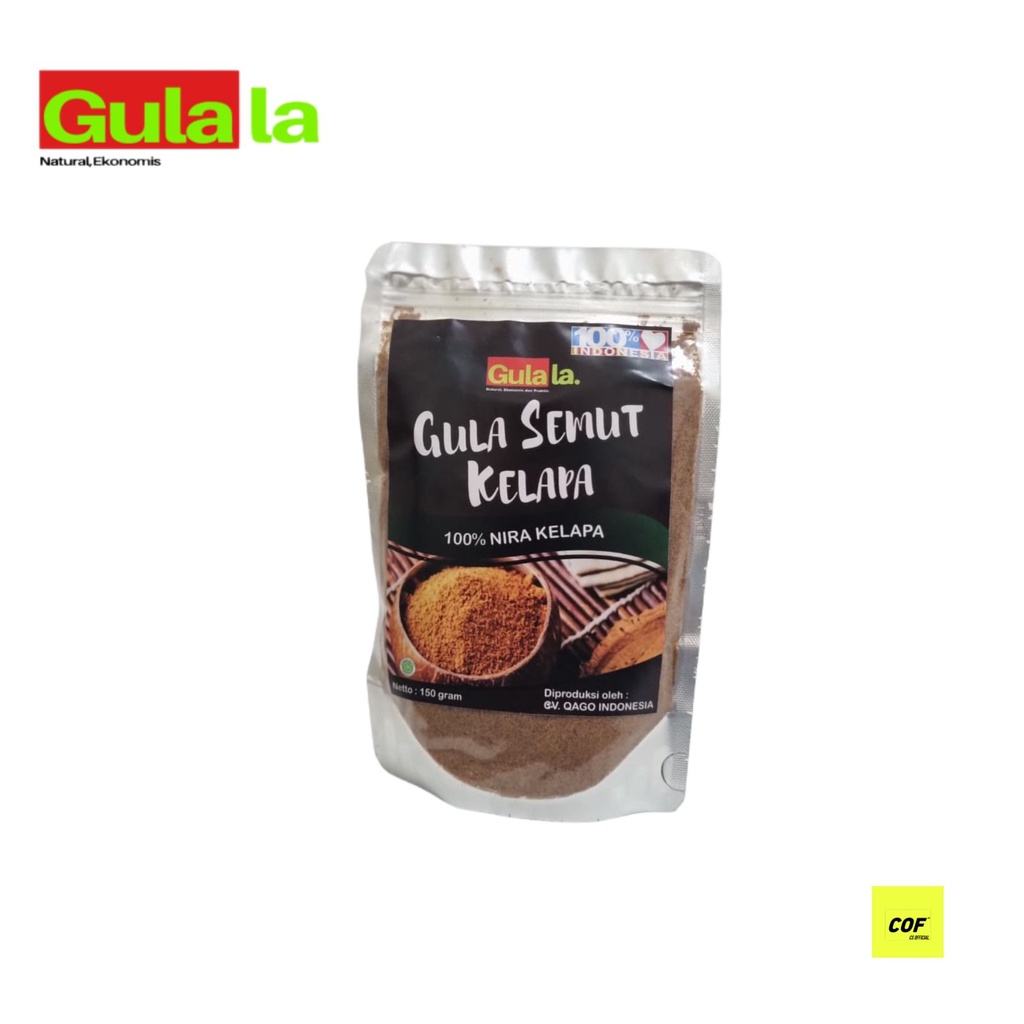 Gulala Gula Kristal Kelapa Gula Semut Organik 150 Gram MURNI 100%