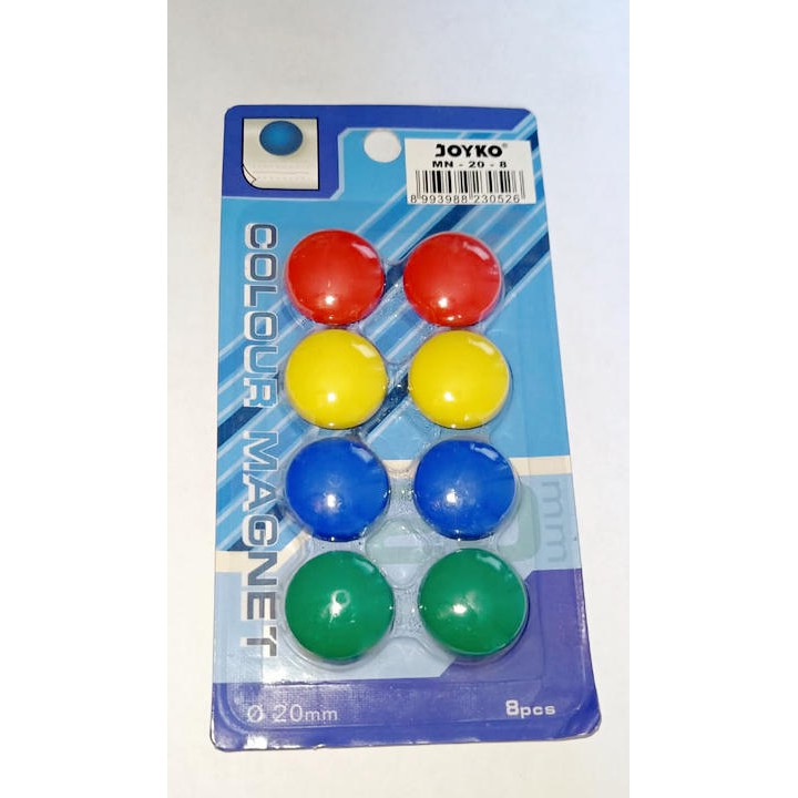 

Joyko Color Magnet MN-20-8 ( 1 Set - 8 Pcs )