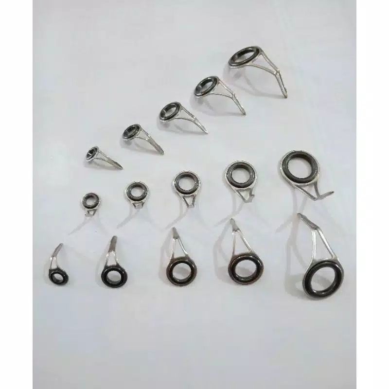 {ECERAN} Ring Guide 1 Kaki Non FUJI | Cincin Joran Warna Putih