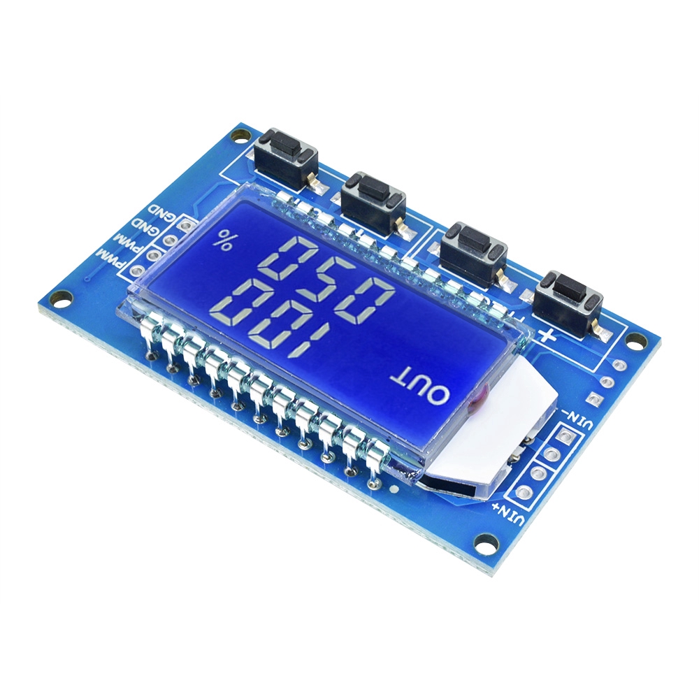 Modul Generator Sinyal Pulse Frequency Duty Adjustable Dengan Display Lcd Pwm