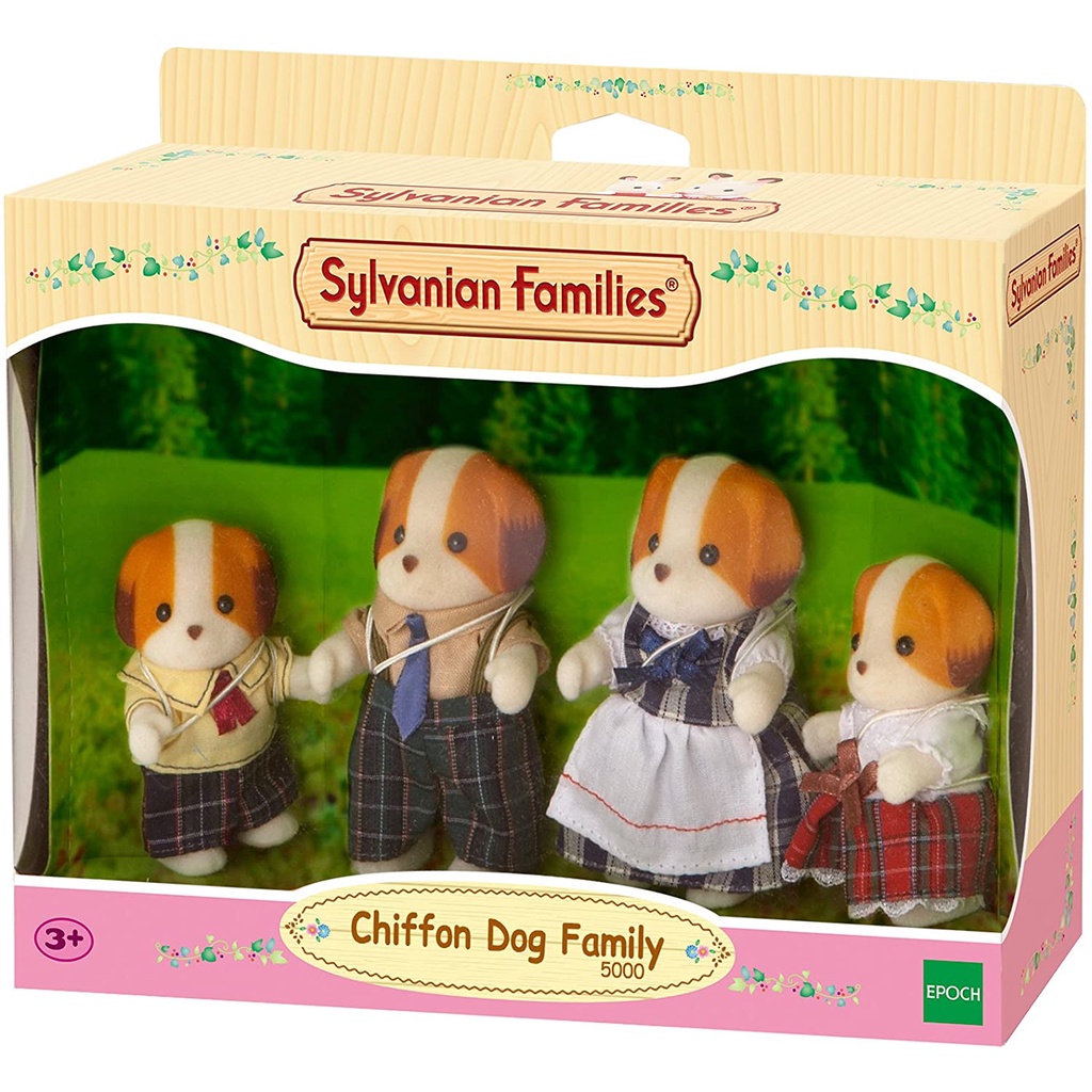 Mainan Koleksi Sylvanian Families Chiffon Dog Family