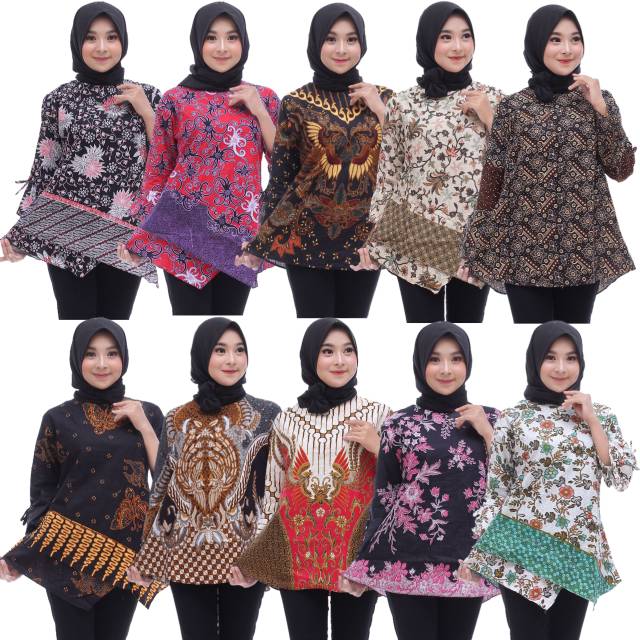 Cuci Gudang Batik Dolby Dolbi Dobby Doby Tenun Sutra Tulis Katun Atbm Baron Atasan Batik Wanita Sogan Srg308 0QyzE7UmjMOKY