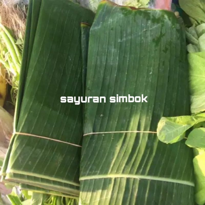 

Daun pisang segar perikat
