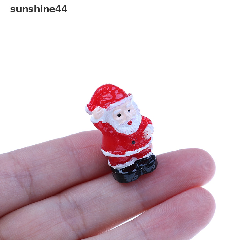 Sunshine Miniatur Santa Claus / Manusia Salju Untuk Dekorasi Taman