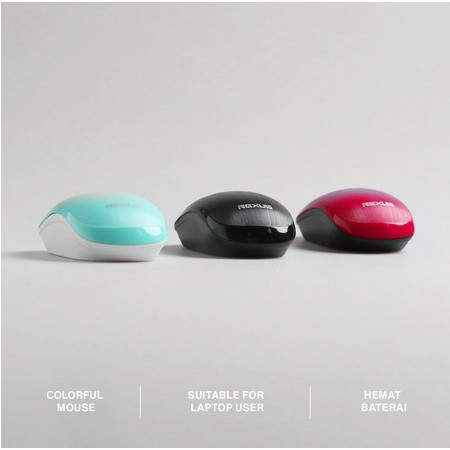 ITSTORE Mouse Wireless Rexus Office Q10 Q20 Q30 Silent Click Original Garansi Resmi