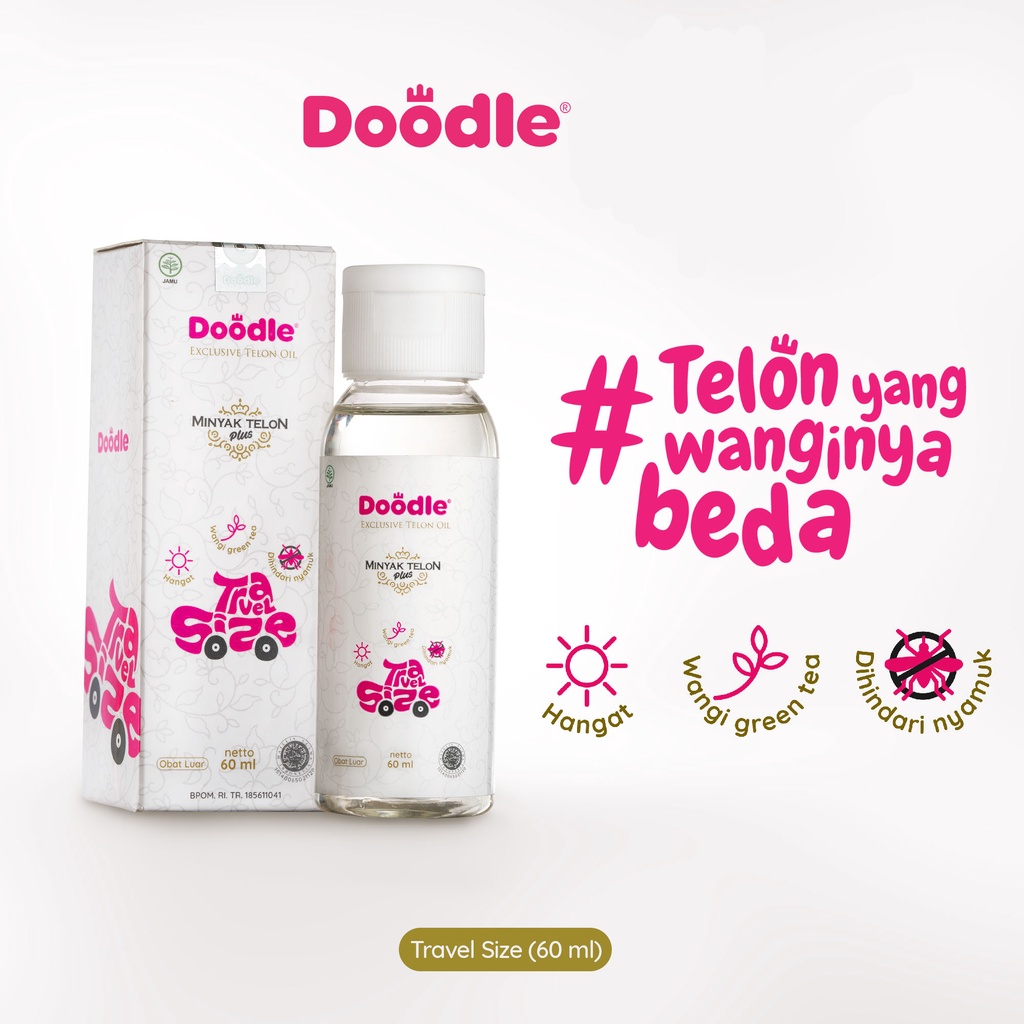 DOODLE MINYAK TELON TRAVEL SIZE 60ML