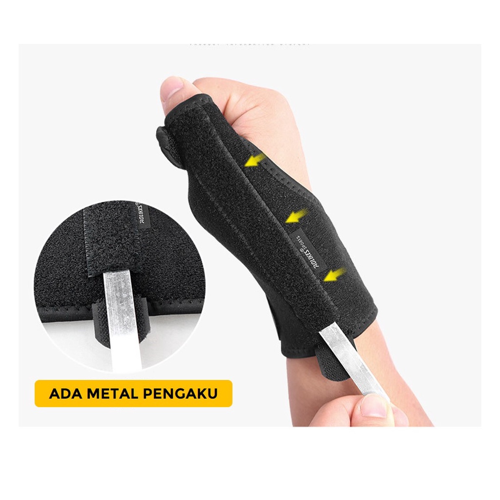 Thumb Splint Finger Wrist Support Jempol Hand Brace Tangan De Quervain