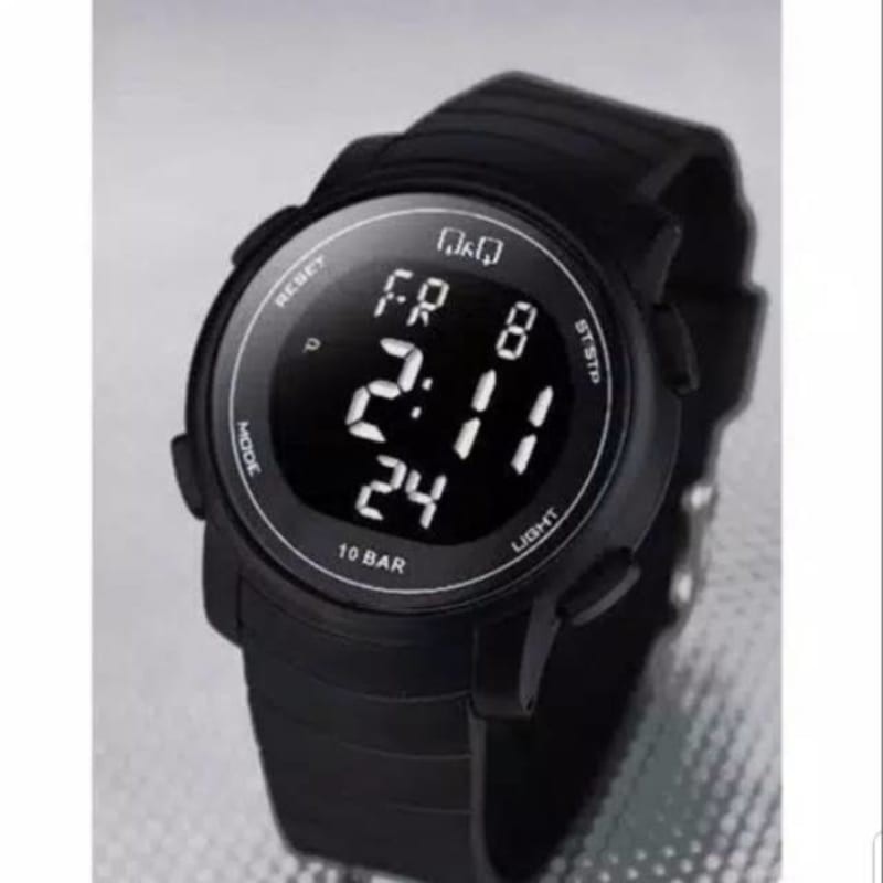 Q&amp;Q QnQ QQ Original Jam Tangan Pria Digital Rubber - M122 M122J Water Resist 10 BAR