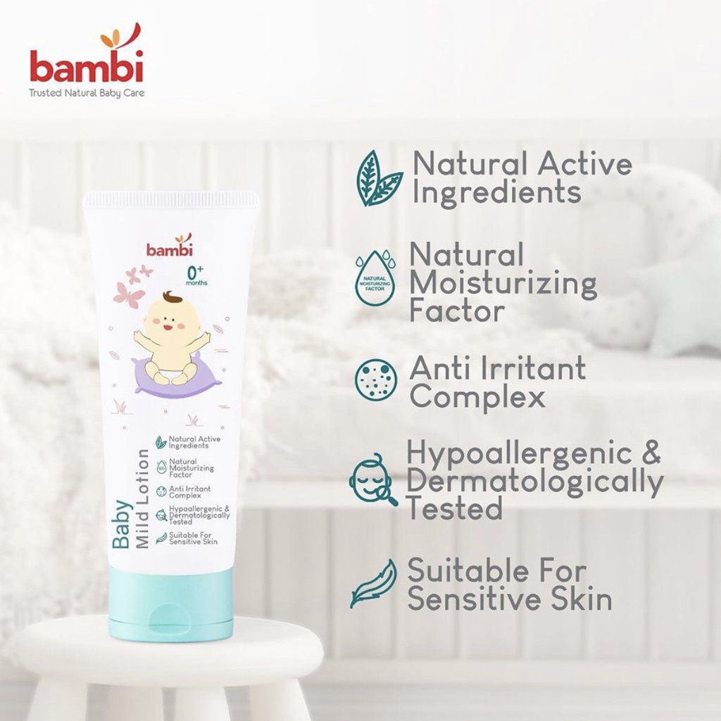 ♥BabyYank♥ Bambi Baby Mild Lotion ( Tube ) 100ml