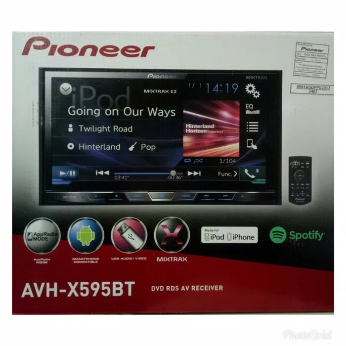 TV MOBIL HEAD UNIT PIONEER-X595BT PIONEER-X595 BT