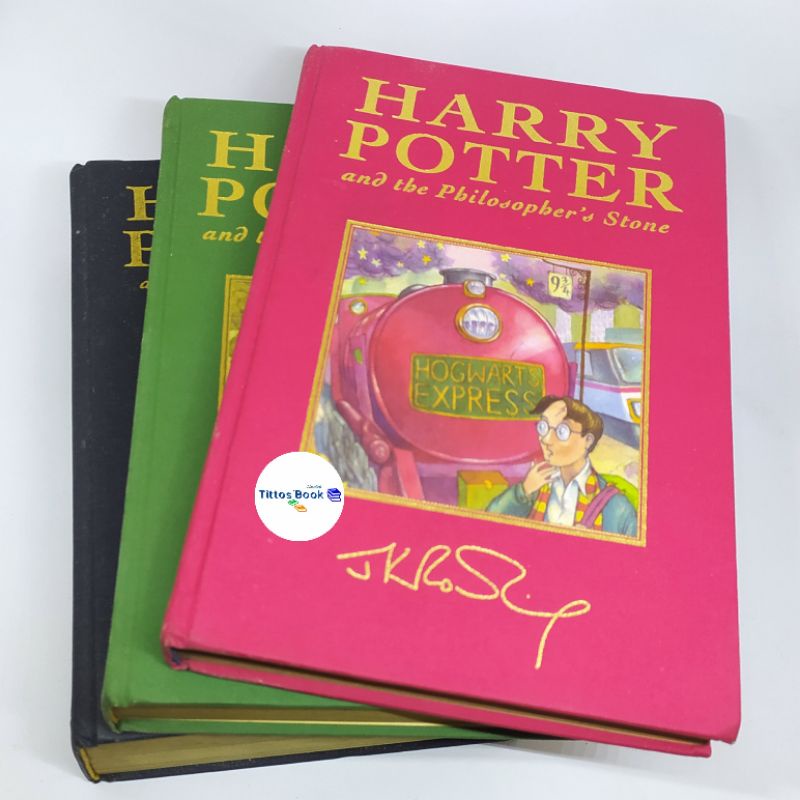 NOVEL HARRY POTTER DELUXE EDITION SIGNED