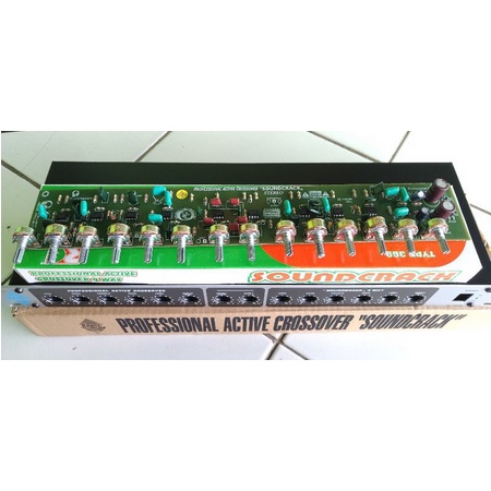 Kit aktif crossover soundcrack 4 way kit dan box paket