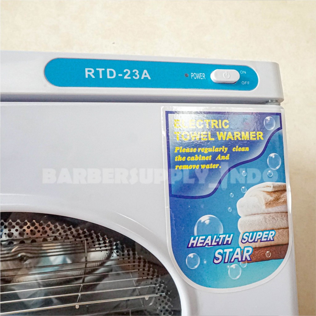 Towel Warmer Penghangat Handuk Mesin Hot Towel 2 Rak Sinar UV Barber dan salon