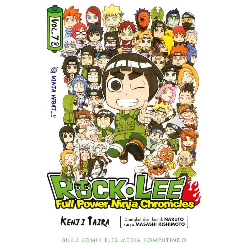 Komik Rock Lee - Full Power Ninja Chronicles 7 - Ninja Hebat / Original Book