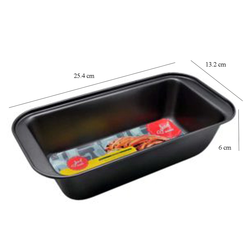 MAXIM BAKEWARE LOAF PAN 25.4 x 13.2 x 6 cm LOYANG KUE CAKE ANTI LENGKET - BWLP(ZX)25