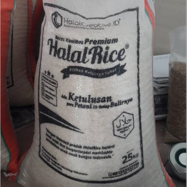 

Beras medium halalrice 25 kg