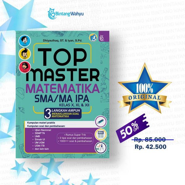 

TOP Master Matematika SMA Kelas X, XI, XII