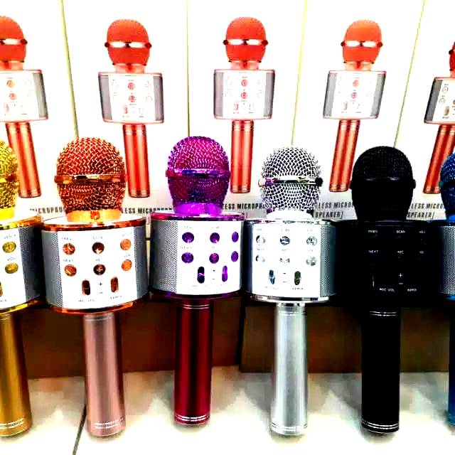 Mix Ws 858 Portabel Bluetooth Wireless - Mik ws 858 portabel- Mic bluetooth