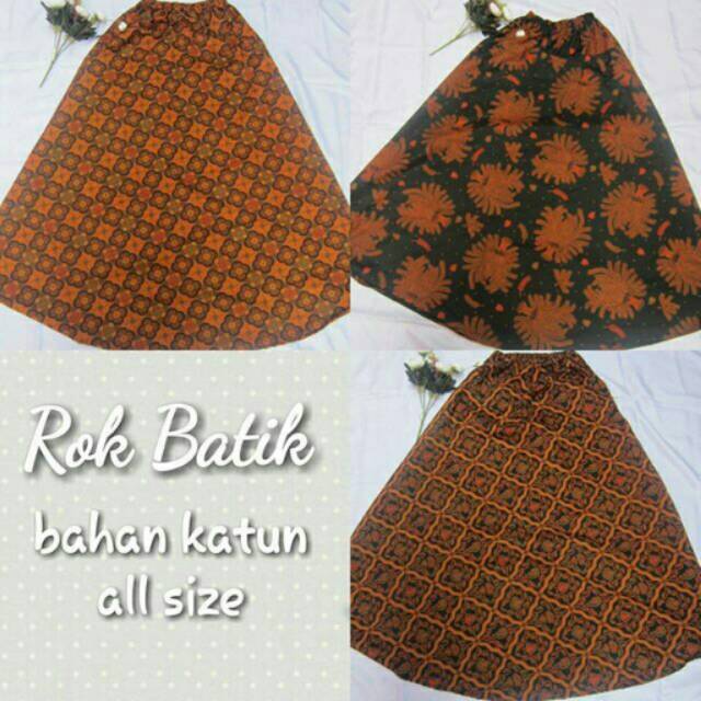 Rok batik sogan/Rok Batik/Batik sogan/ Bawahan batik/Rok klok/Rok cantik