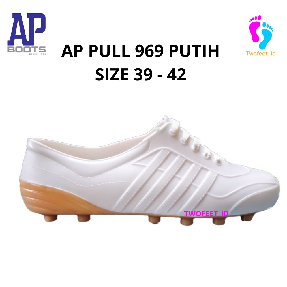 Grade Ori Sepatu Karet Ap Boots Multi Fungsi- Ap Pul Bola 969 Putih - Ap Boot Sepatu Petani &