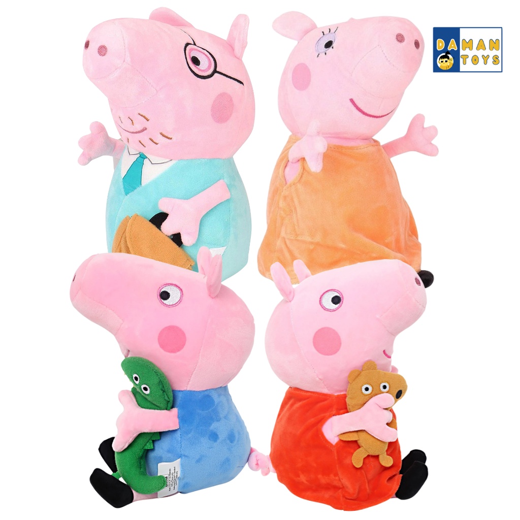 Mainan Anak Boneka Besar Peppa Dan George Pig Hadiah Ulang Tahun Anak