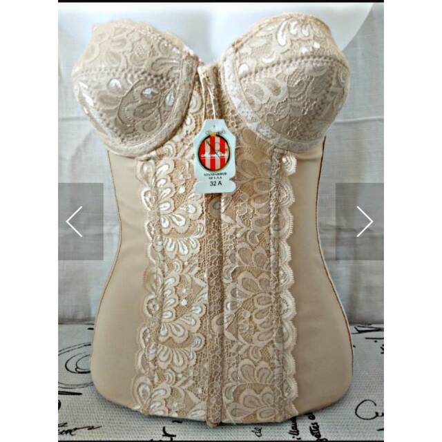 Monalisa Longtorso Satin / Daleman Wanita/Korset