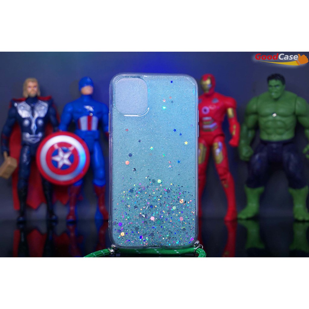 GoodCase - Case Xiaomi Redmi 9 | 9A/ 9i | 9C/ Poco C3 Clear Glitter Plus Tali