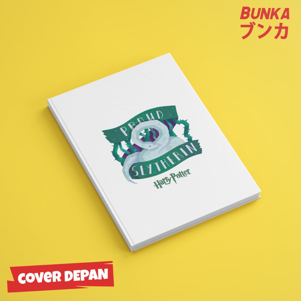

Notebook Harry Potter Slytherin Proud Hardcover A5 Buku Tulis Catatan Note Agenda Planner Jurnal